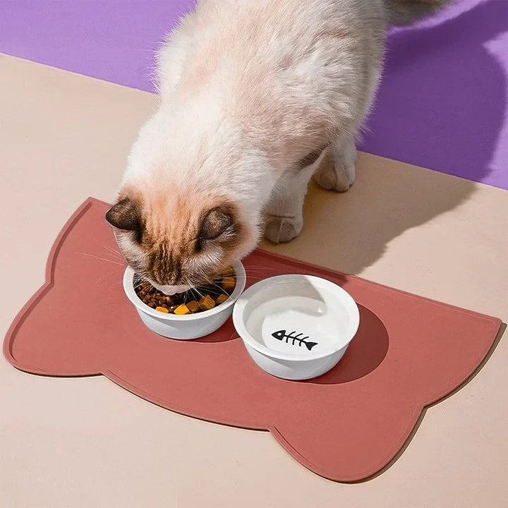 Silicone Waterproof Pet Feeding Mat for Dogs and Cats