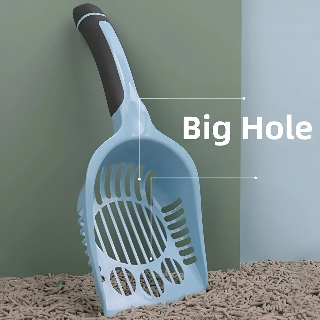 Big Hollow Out Cat Litter Scoop - Comfortable Handle Sand Shovel for Easy Cat Litter Cleaning