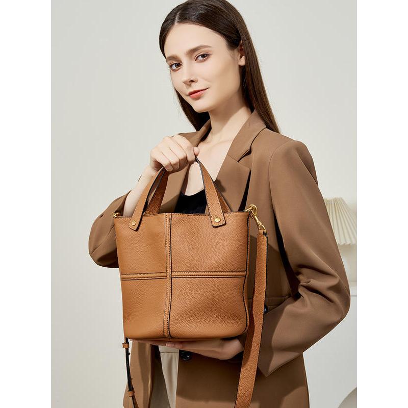 Elegant Genuine Leather Tote Bag