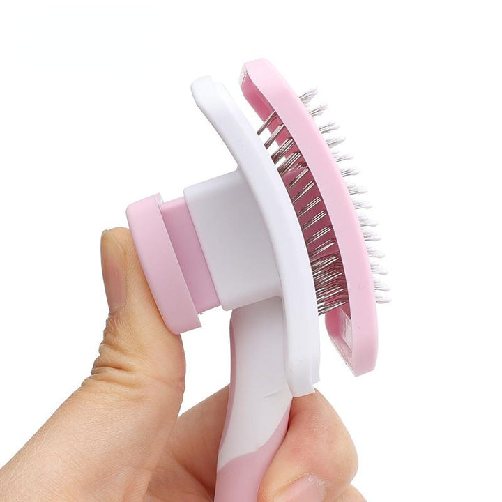 Self-Cleaning Cat Brush Pet Hair Comb: Grooming Essential for Happy Pets