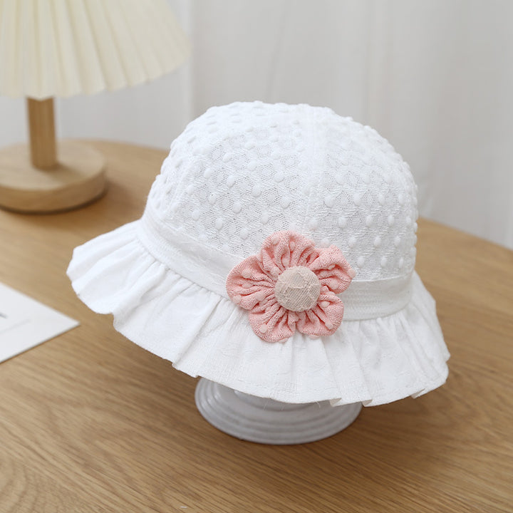 Adorable Baby Sun Hat with Lace Ruffle