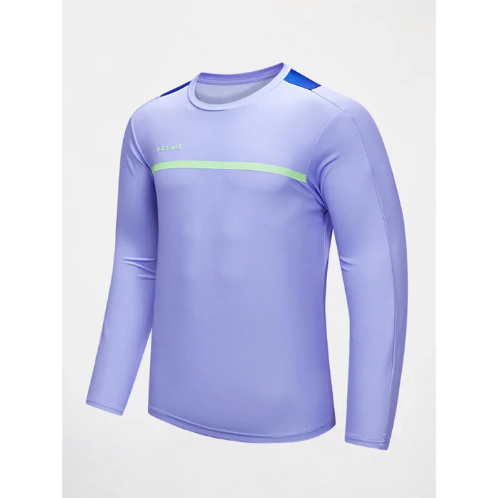 Men's Long Sleeve Football Training Top - Breathable Running Sports Shirt