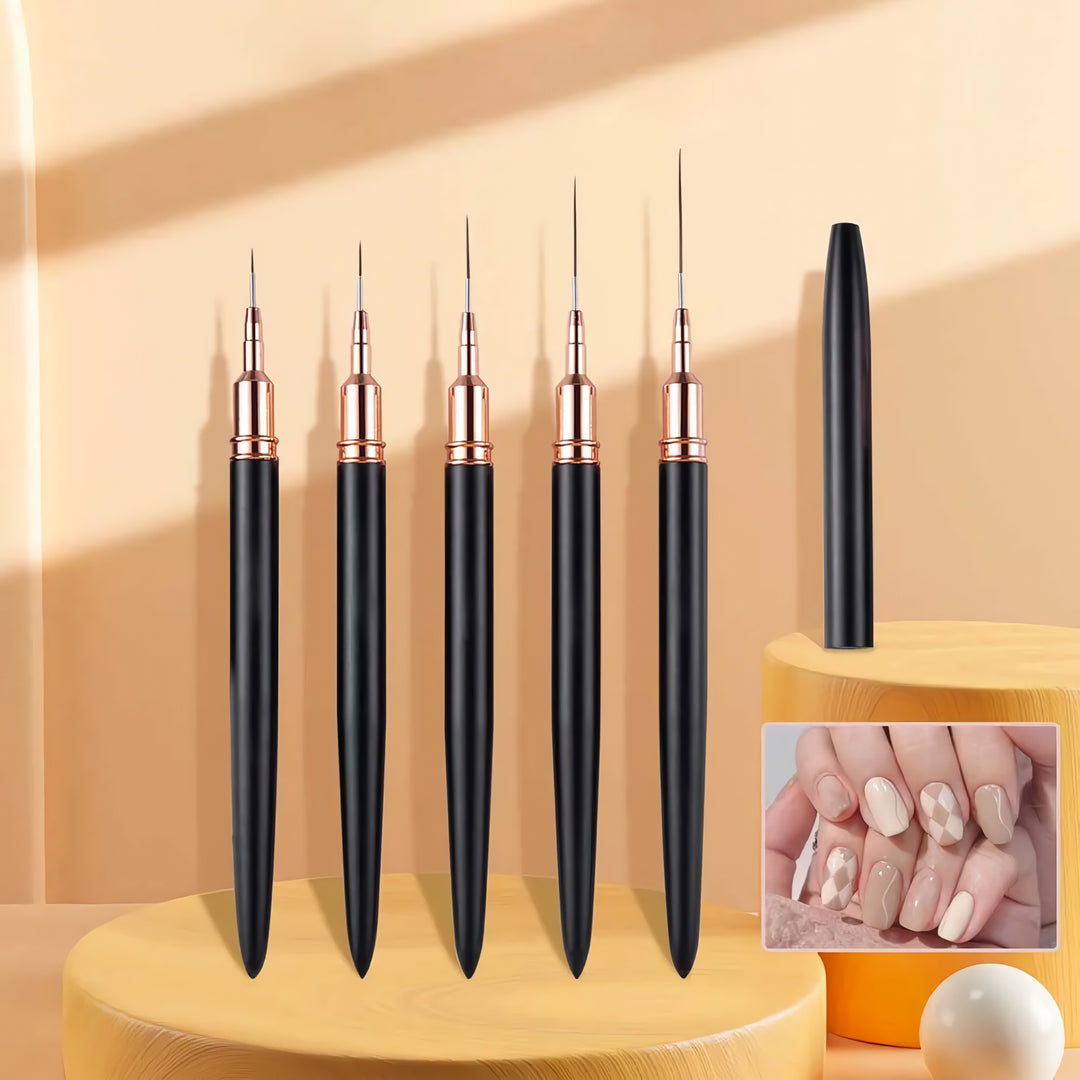 5-Piece Nail Art Liner Brush Set