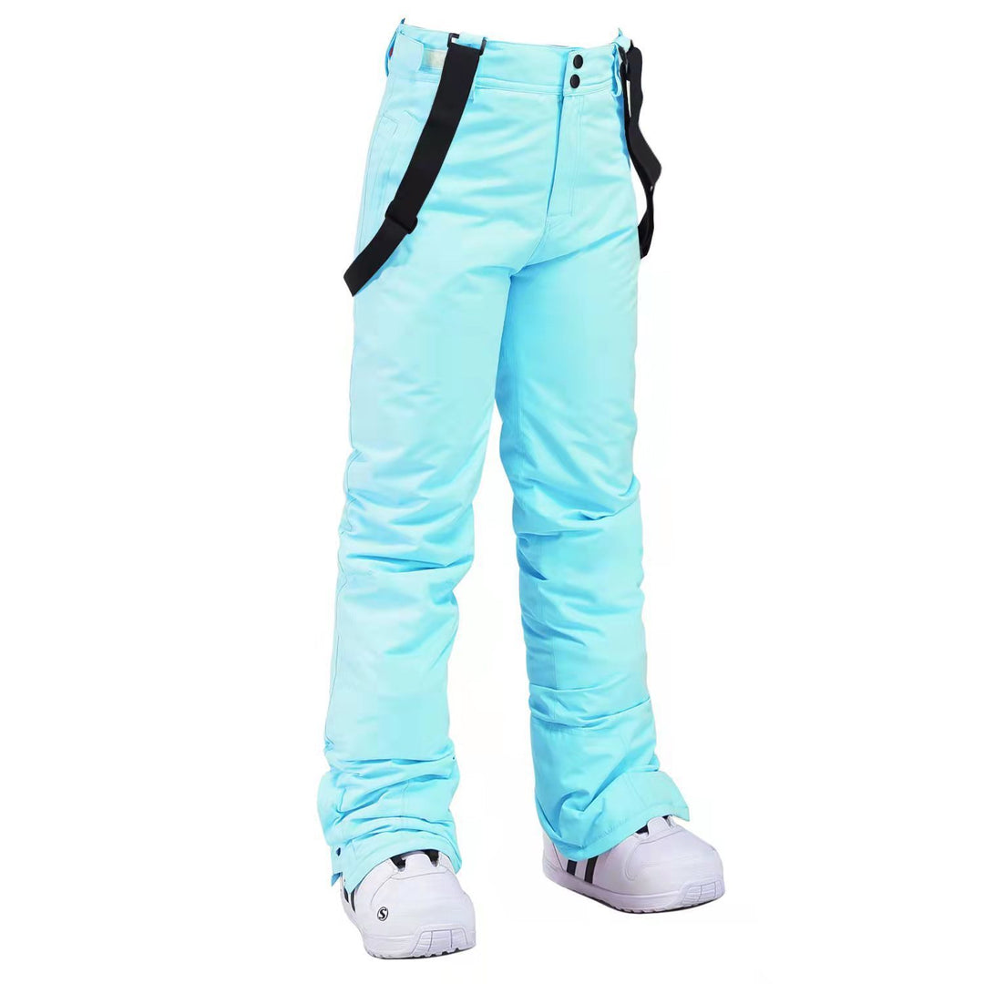 Ski Pants Men's Windproof Waterproof Detachable Elastic Waist Thick Thermal Cotton Pants Men