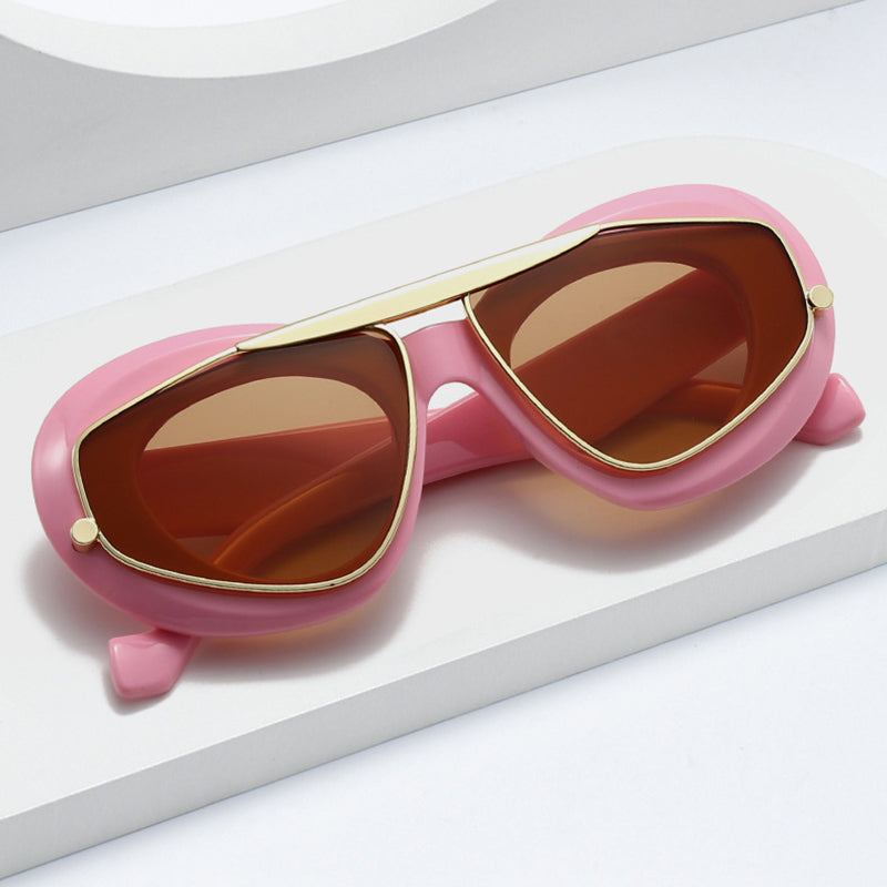 Y2K Cat Eye Oversized Women Fashion Sunglasses