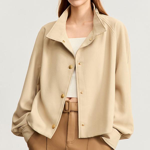 Minimalist Military Women’s Coat