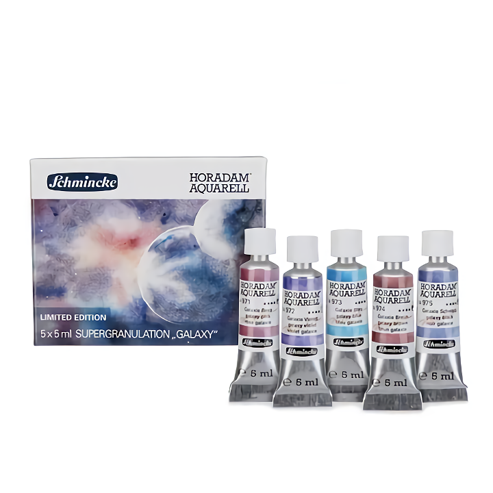 Premium 5-Color Tubular Watercolor Paint Set - Master-Level Quality