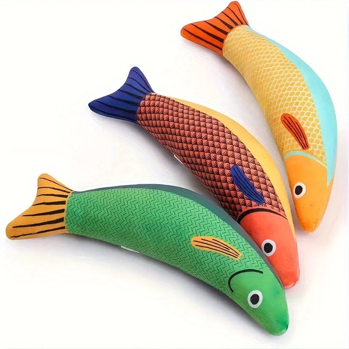 Crinkle Mackerel Cat Toy with Catnip - Soft & Durable Fish Playmate