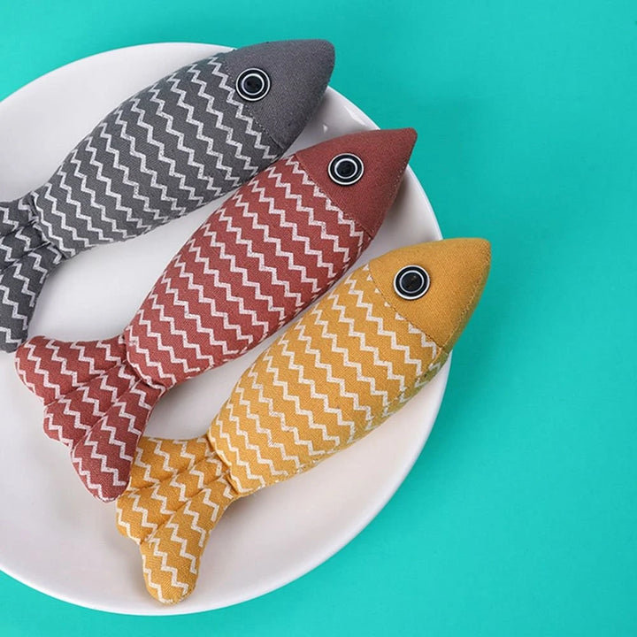 Interactive Cat Fish Toy