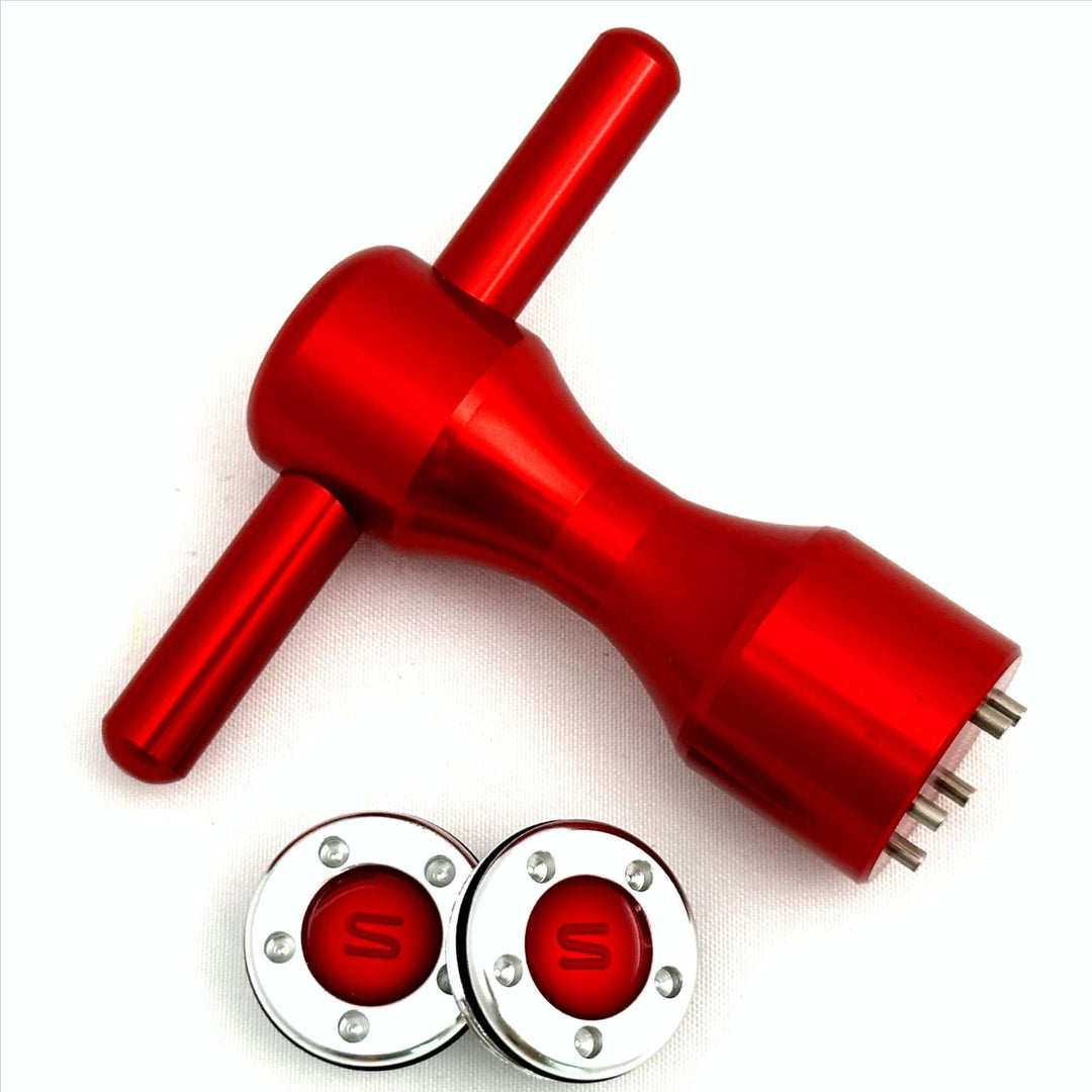 Big Tooth Red Putter Screw Set Golf Accessories