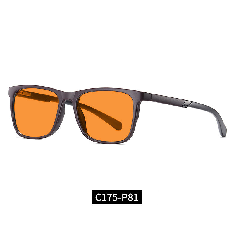 Cross-border Wild 2309 Orange Anti-blue Light UV Glasses New Products In Stock