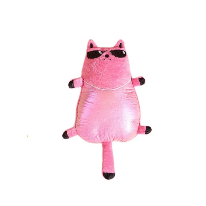 Plush Sunglasses Cat Doll Toy with BB Sound