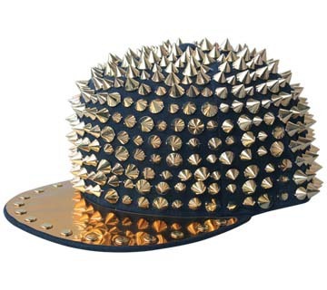 Punk Full Pointed Rivet Street Hip Hop Hat