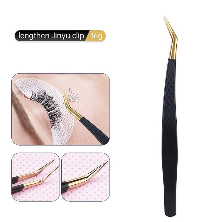 Stainless Steel Eyelash Tweezers