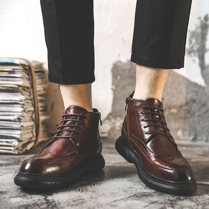 Vintage Leather Ankle Boots