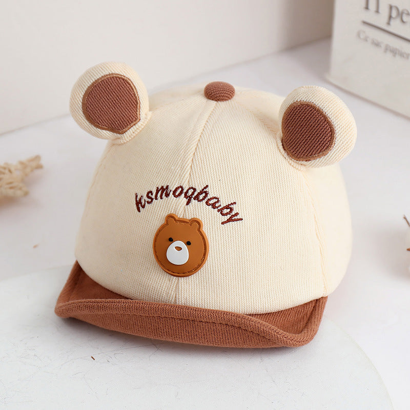 Adorable Bear Ear Baby Baseball Cap