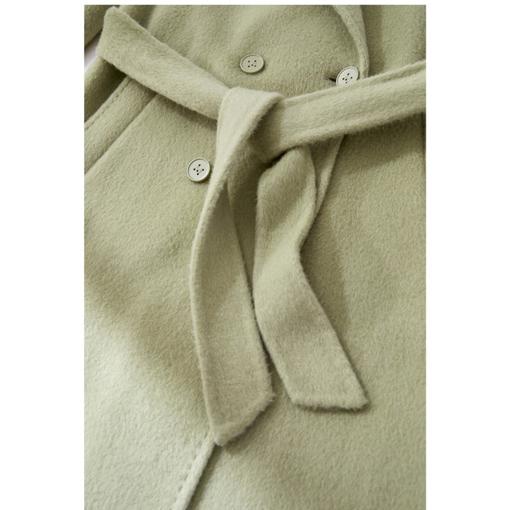 Women's Minimalist Double-breasted Wool Coat