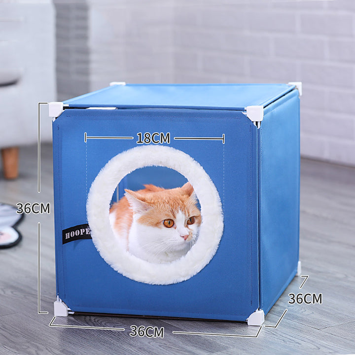 Luxury Removable Pet Bed & Double Cat House