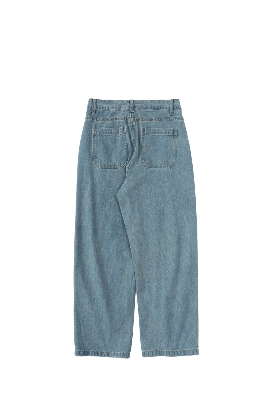 Retro Loose Straight Jeans Men's Water