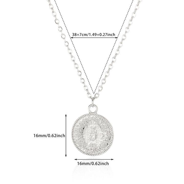 Elegant Coin Pendant Necklace