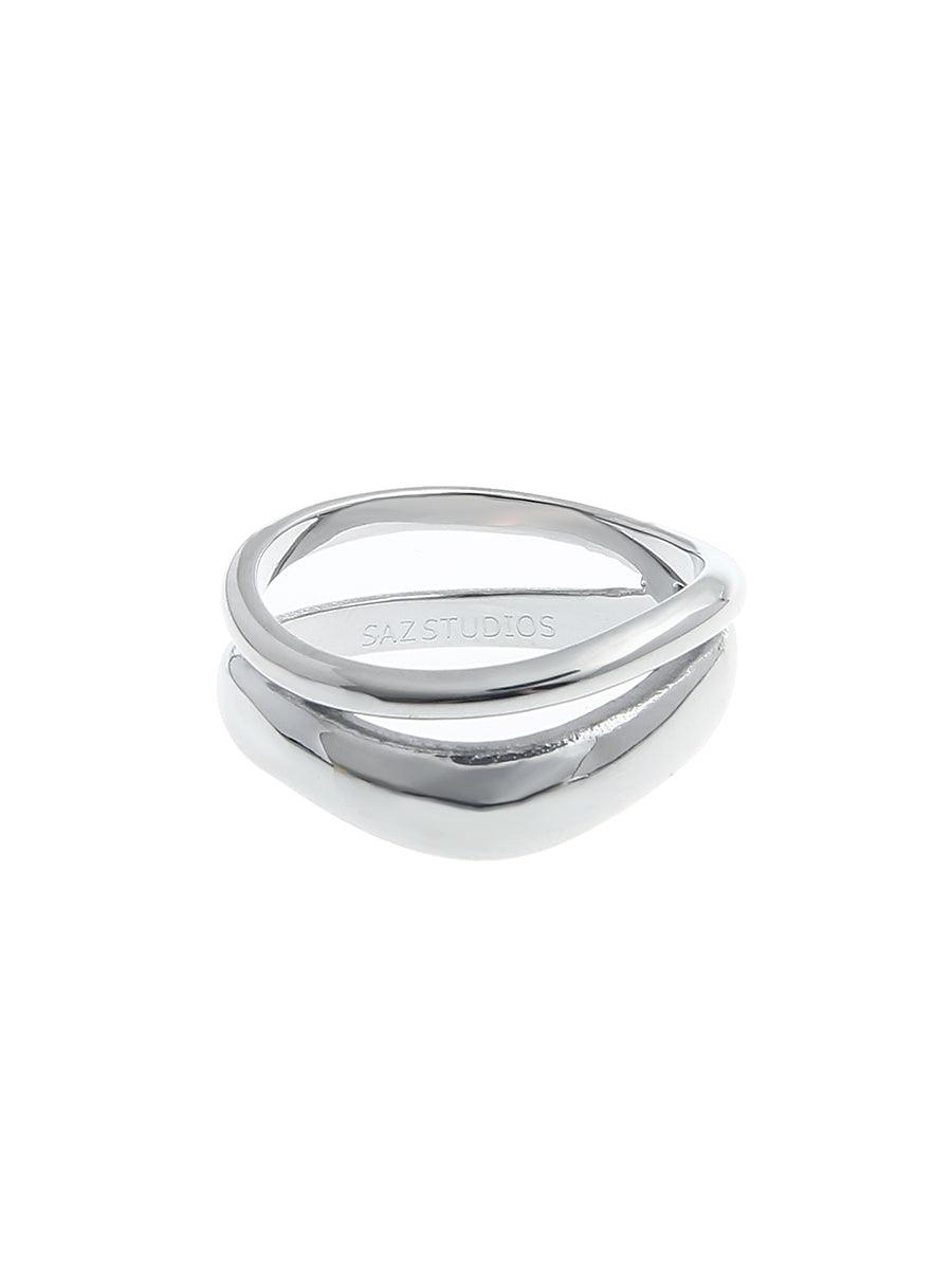 Double-layer Irregular Minority Ring Is Extremely Simple And Cold - Trendha