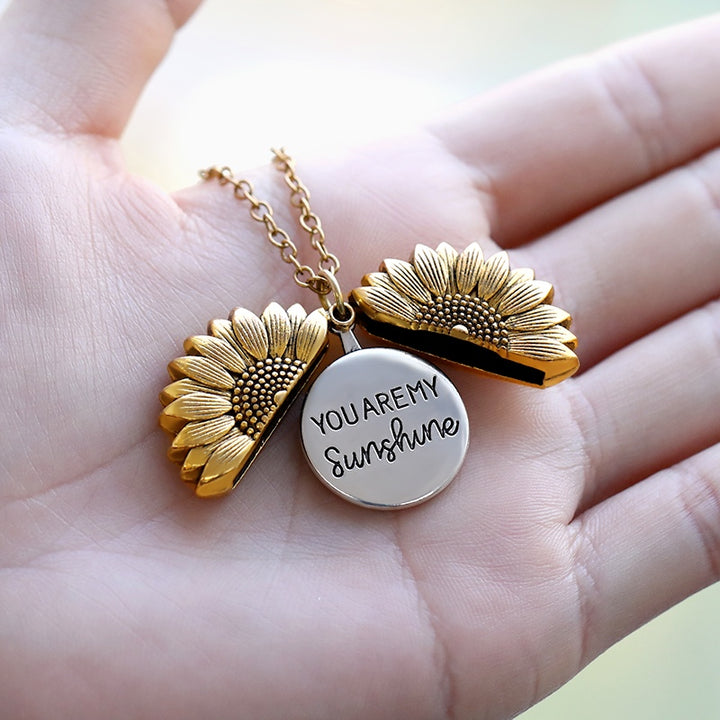 Sunflower Necklace Pendant