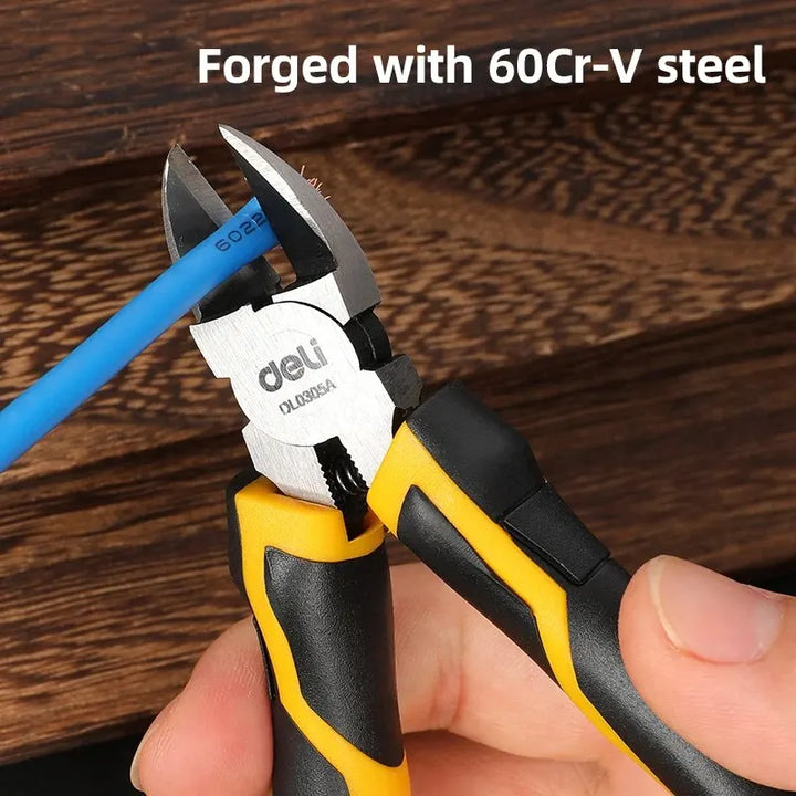 Universal Plastic Nippers - Mini Diagonal Pliers for Electricians