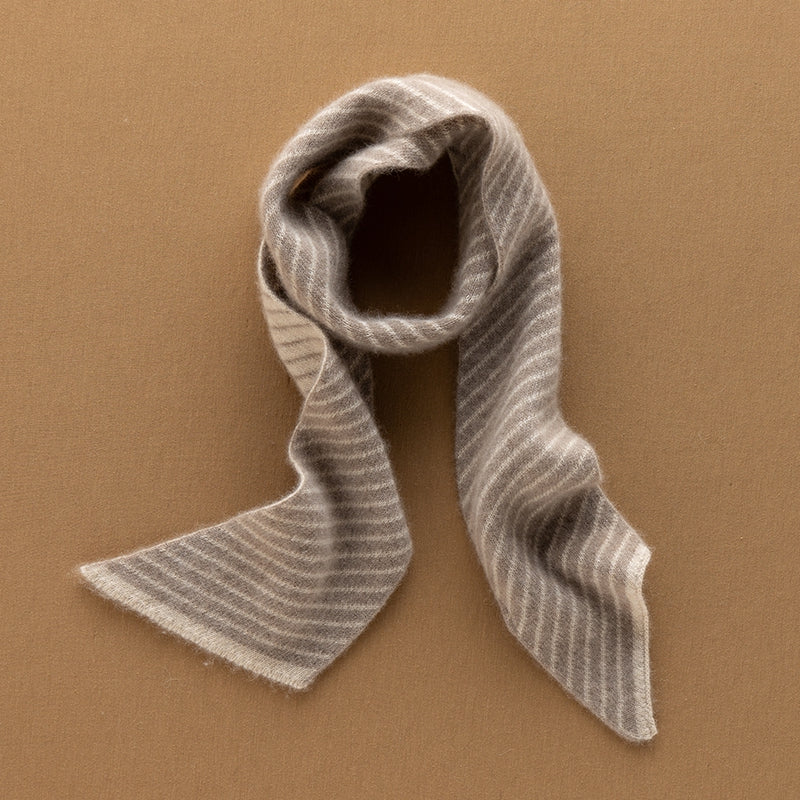 100% Goat Cashmere Knitted Scarf