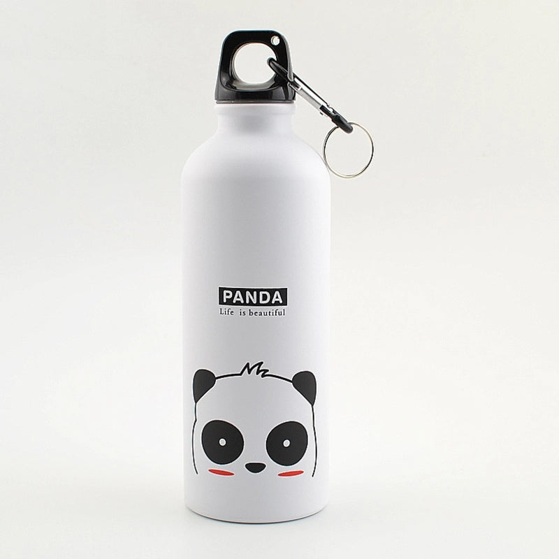 Portable 500ml Aluminum Alloy Water Bottle for Camping and Cycling