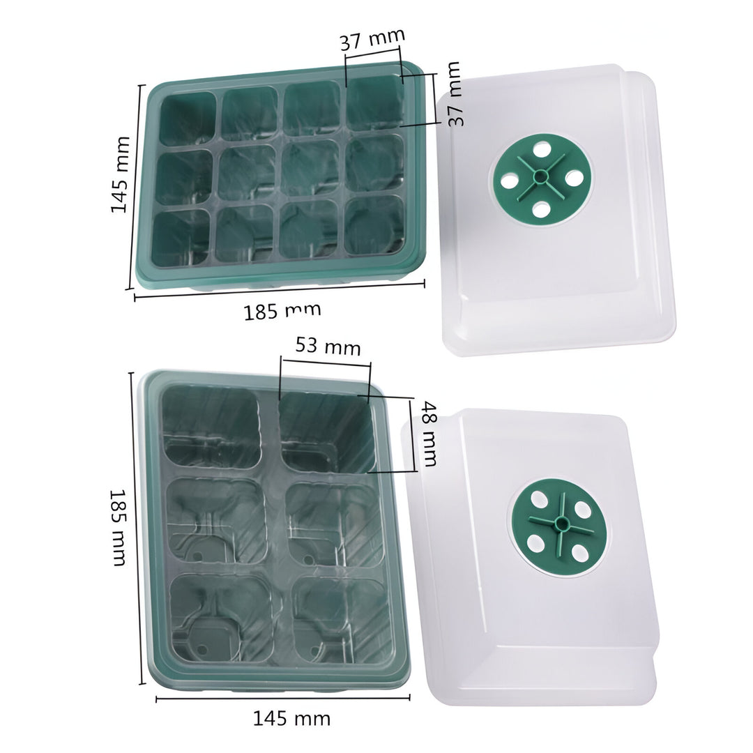 Seed Starter Tray Kit with LED Grow Lights