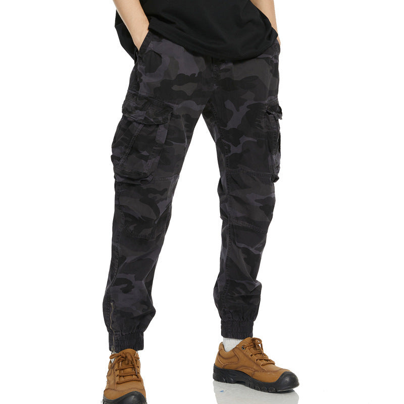 European And American Style Men's Workwear Camouflage Pants