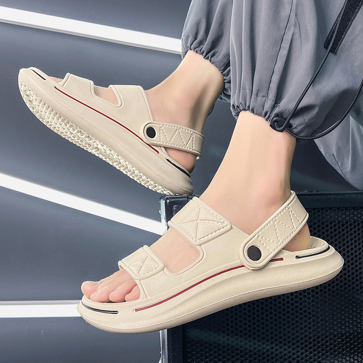 Casual Beach Shoes Non-slip Wear-resistant Platform Couples Sandals