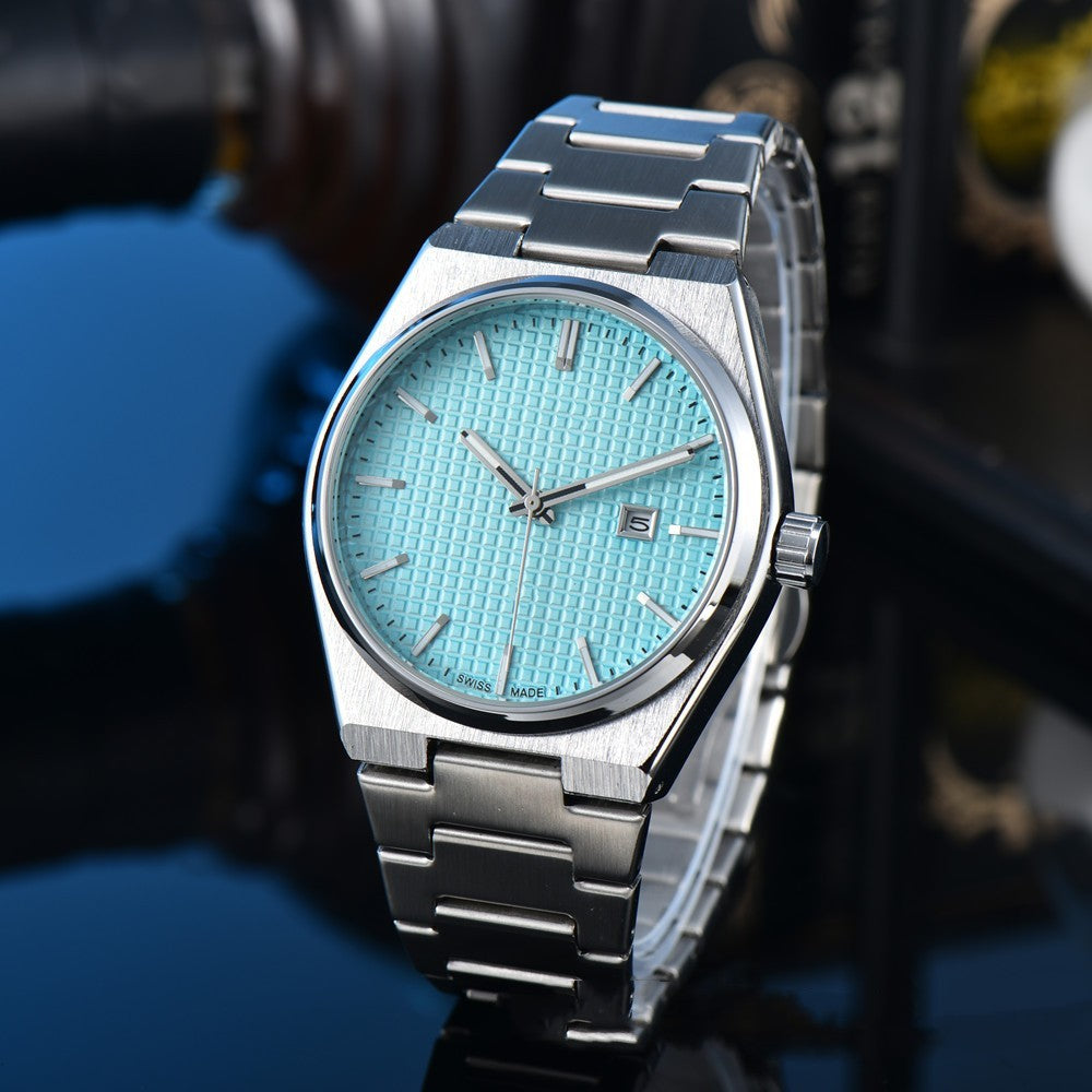 Business Casual Steel Belt Quartz Watch Men