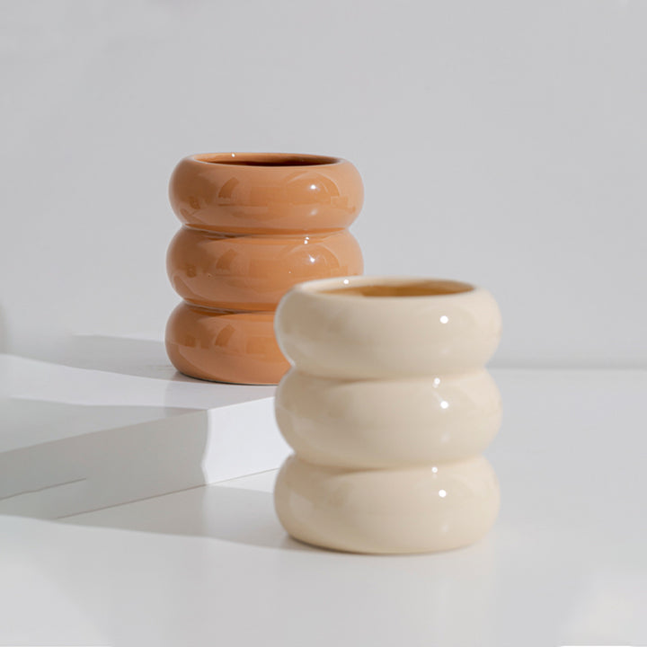 Nordic Ceramic Candlestick Holder