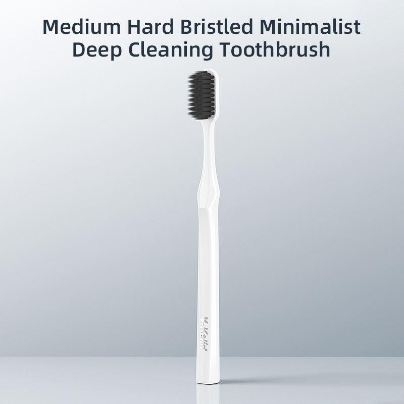 Extra Hard Men's Toothbrush Cleaning Set for Small and Medium Bristles