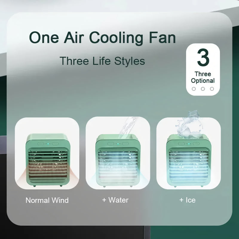 Portable Mini Air Conditioner Desktop Fan