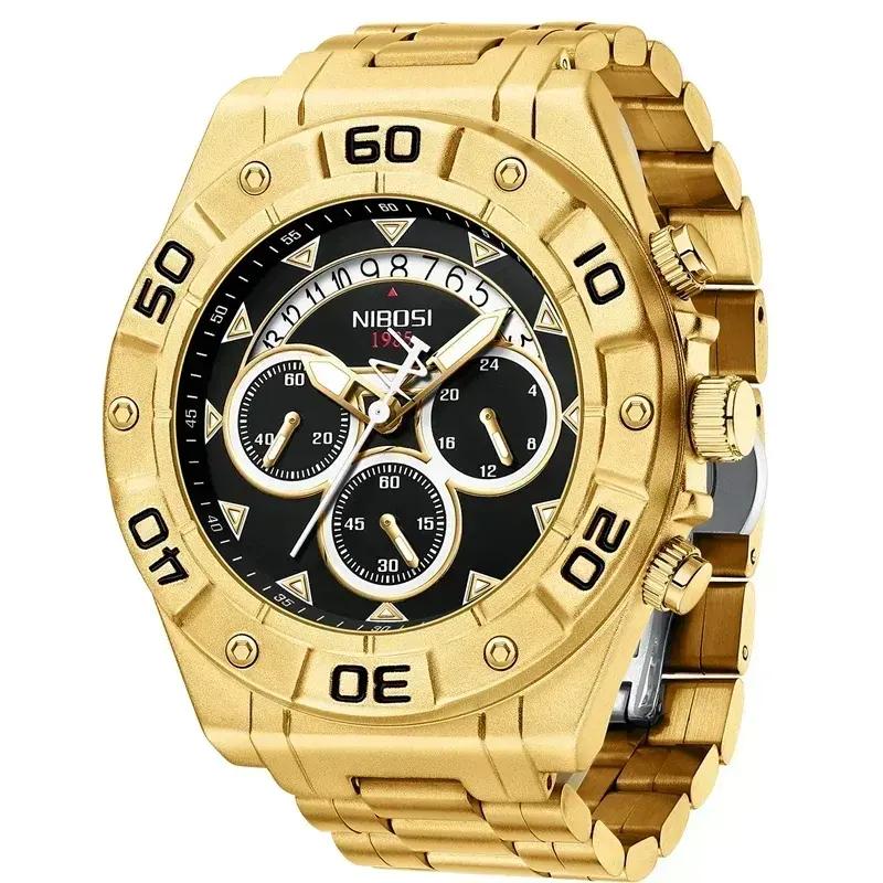 Luxury Gold Quartz Sport Watch