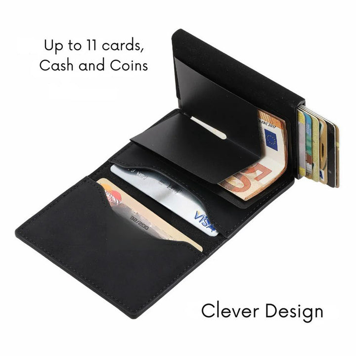 Men's Ultra-thin RFID Anti-theft Metal Card Sleeve