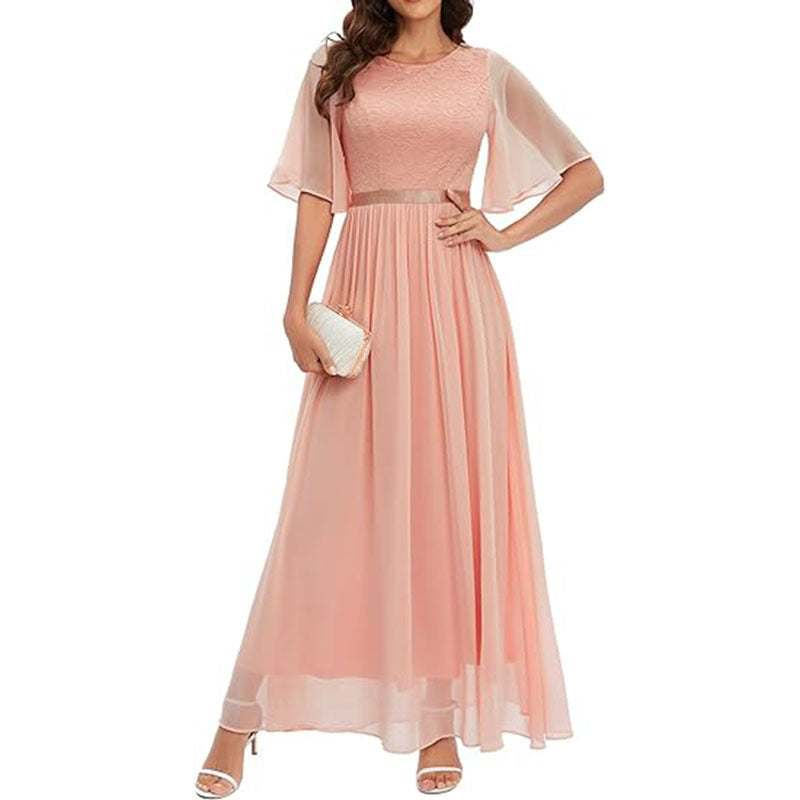 European And American Style Lace Bridesmaid Dress For Women