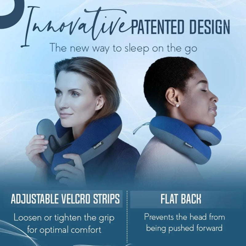 Travel Neck Pillow with Double Support for Ultimate Comfort