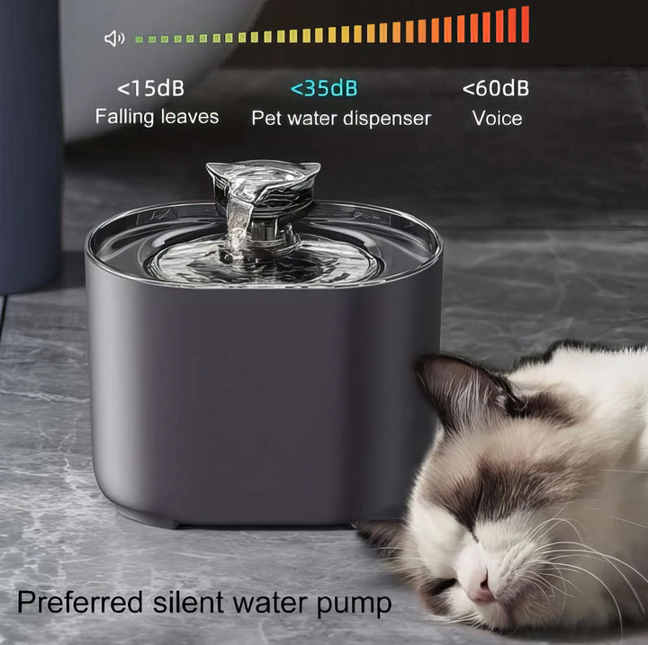 Automatic Pet Water Fountain with 2.2L Capacity