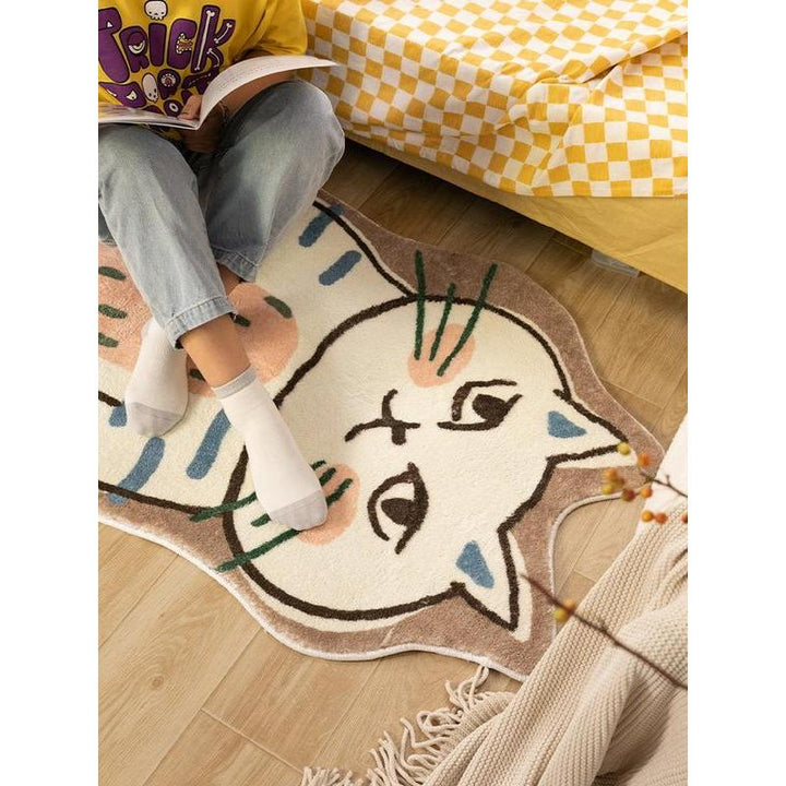 Cartoon Living Room Decoration Rugs - Cute Cat Design