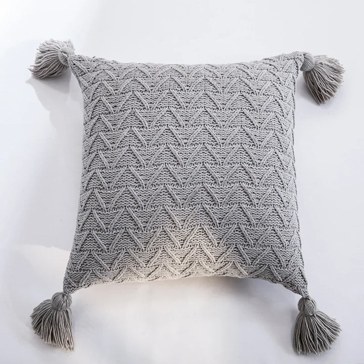 Soft Knit Chenille Cushion Cover 18x18 Inch