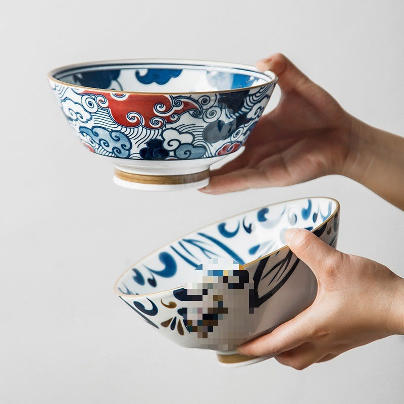 Creative Retro Ramen Hand-painted Ceramic Bowl