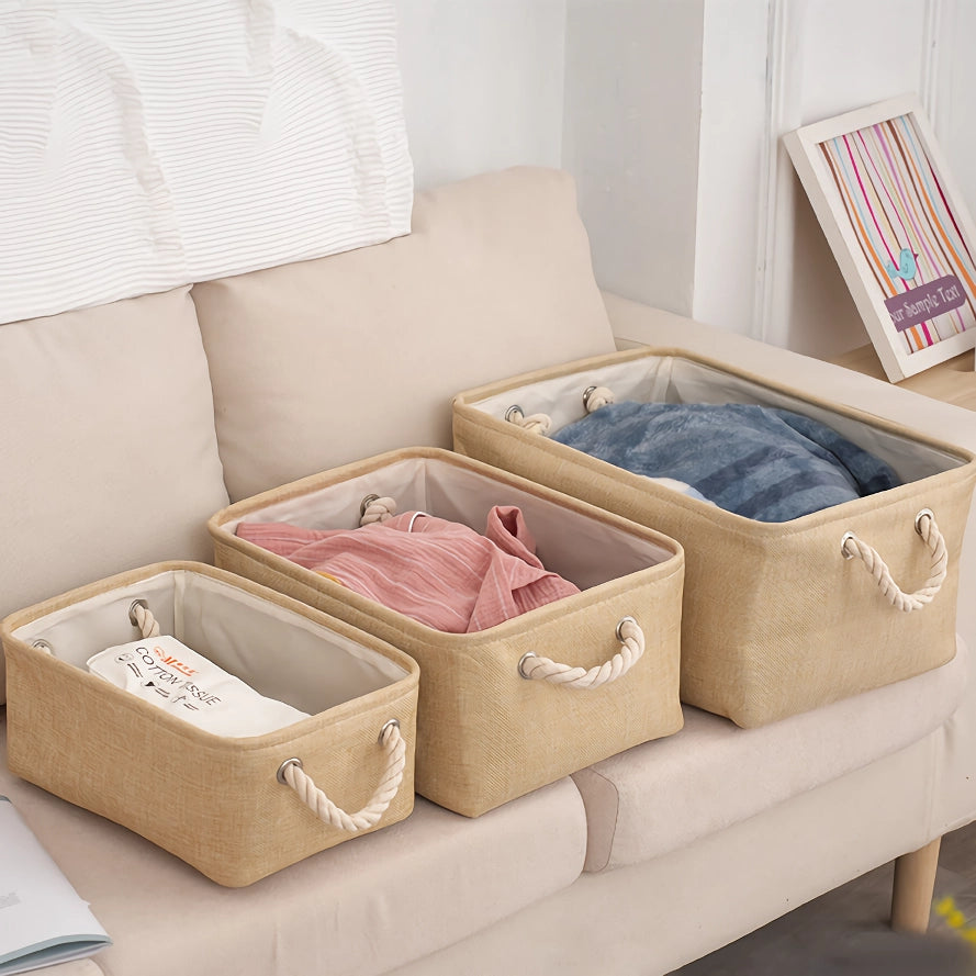 Eco-Friendly Waterproof Folding Laundry Storage Basket