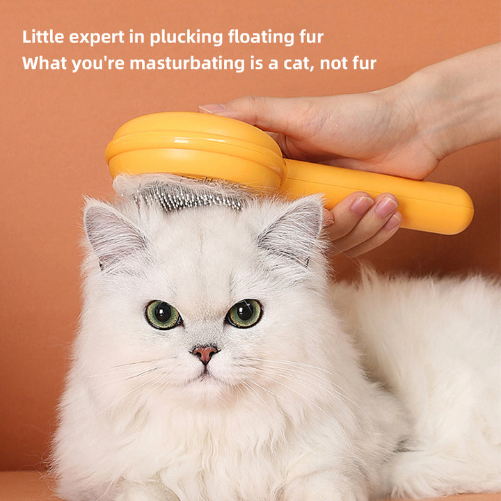 Self-Cleaning Pet Grooming Brush for Dogs and Cats