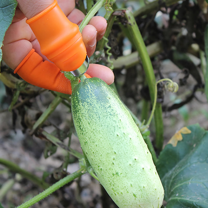 Silicone Thumb Knife Finger Protector for Harvesting and Gardening