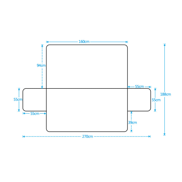3-Seat Dog Couch Protector Blanket