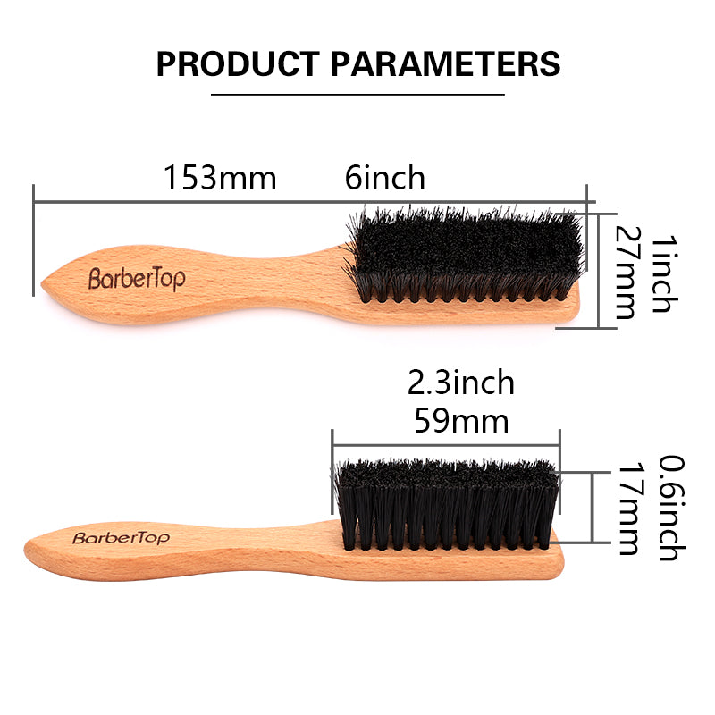 Wooden Handle Beard Brush