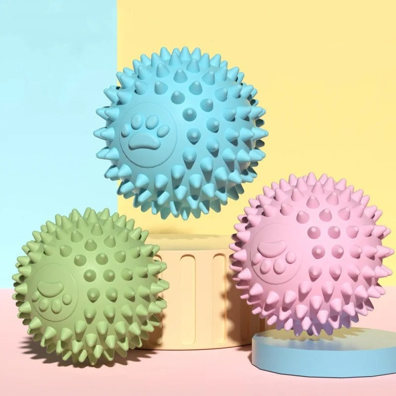 Interactive Rubber Chew Ball for Dogs and Cats